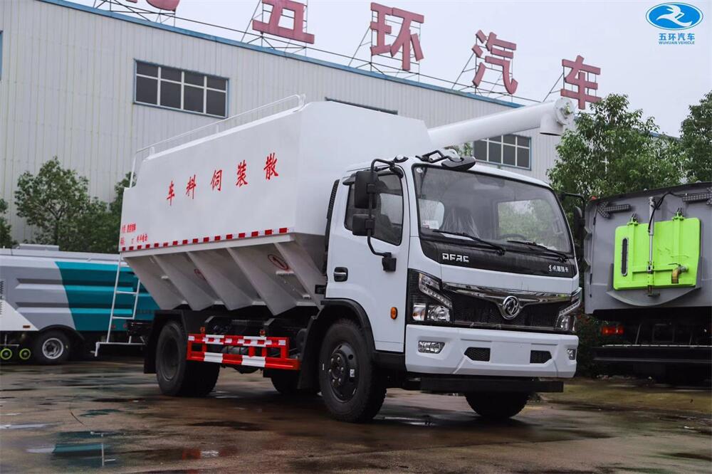 16方散裝飼料車-程力東風福瑞卡16方8噸散裝飼料運輸車