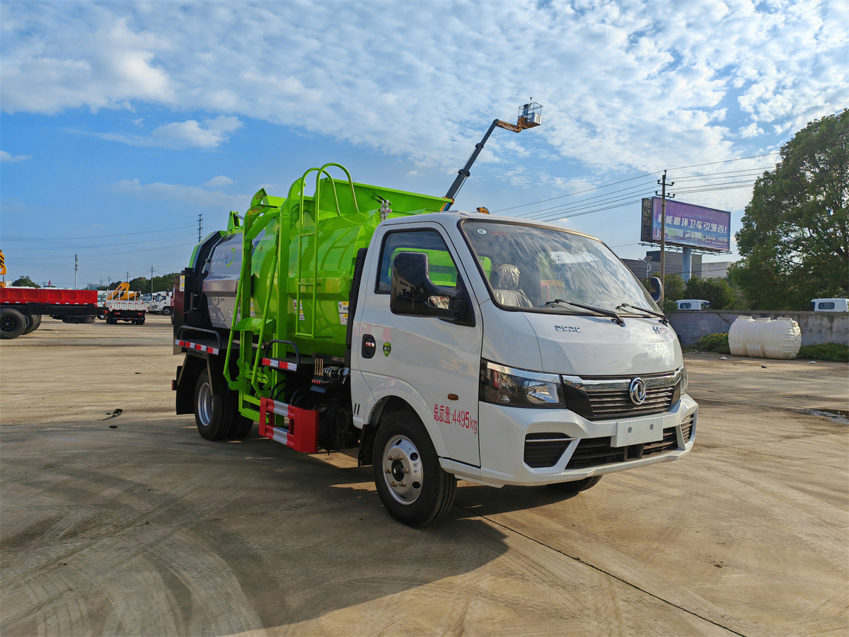5方藍牌東風途逸餐廚垃圾車  東茂新款做工